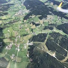 Flugwegposition um 13:18:05: Aufgenommen in der Nähe von Gemeinde Ramsau am Dachstein, 8972, Österreich in 2853 Meter